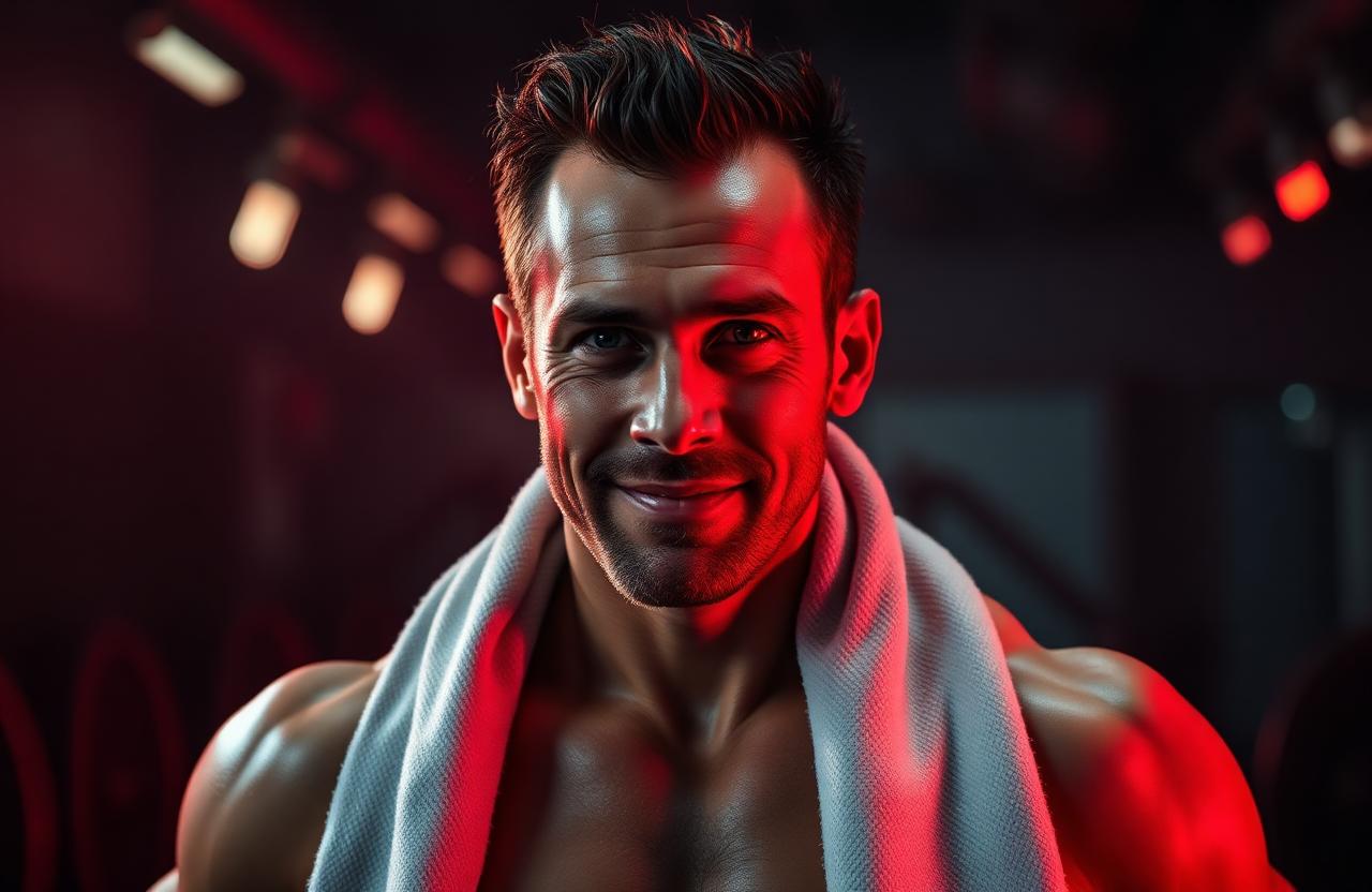 Confident energetic man representing Boost Surge X male vitality results